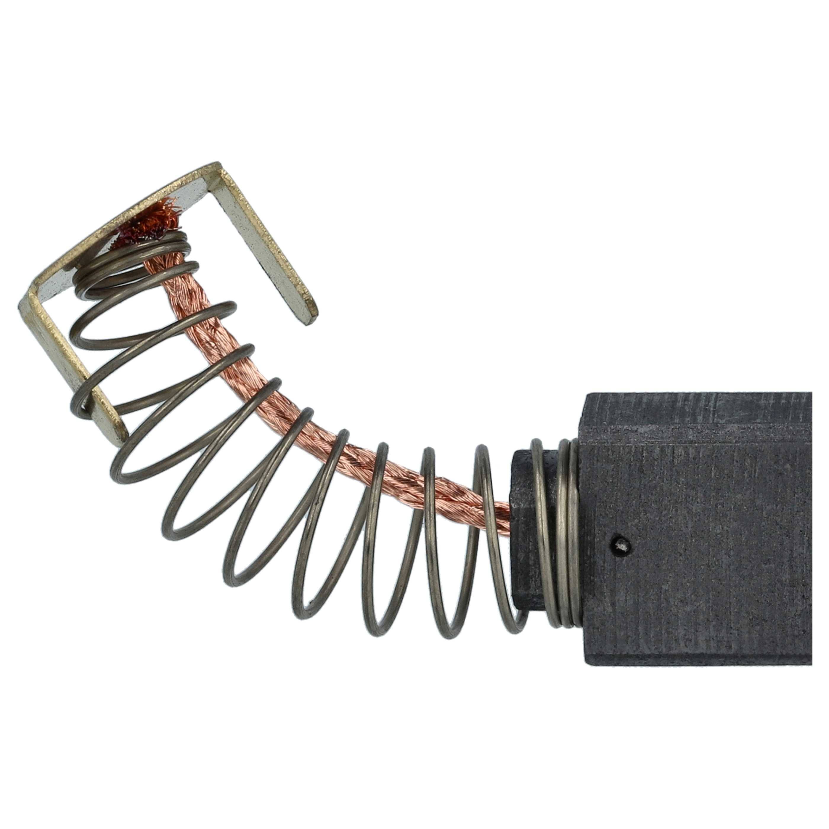 vhbw 2x Kohlebürste 6,4 x 12,5 x 20 mm Ersatz für Fein 1 617 014 136, 30711056001, 30711061008 für Winkelschleifer-4