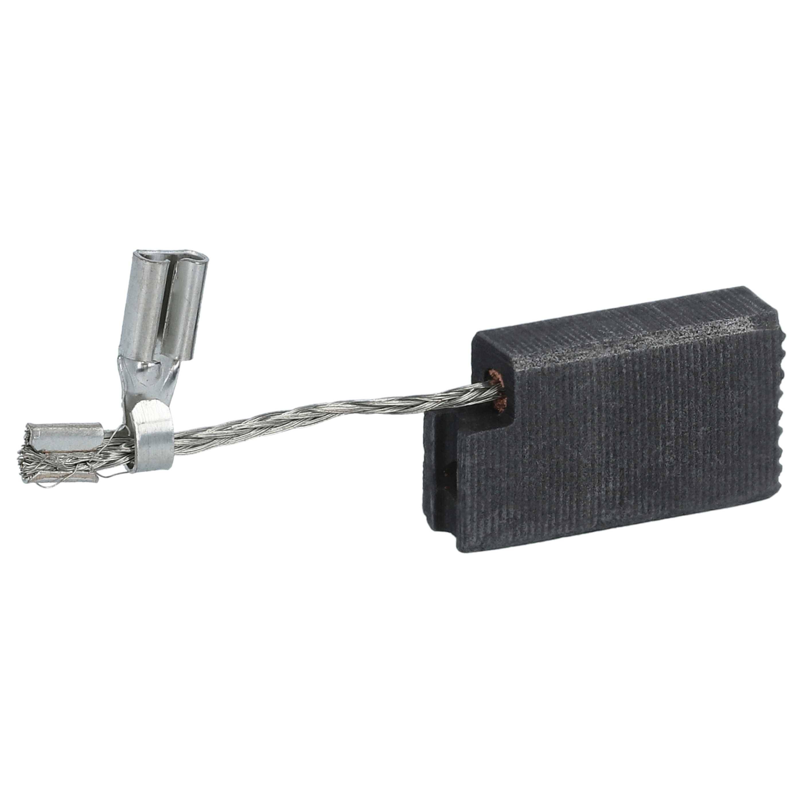 vhbw 4x Kohlebürste 5 x 10 x 17 mm kompatibel mit Fein GRIT GHB 15-50 Winkelschleifer, Bandschleifer, Geradschleifer-1