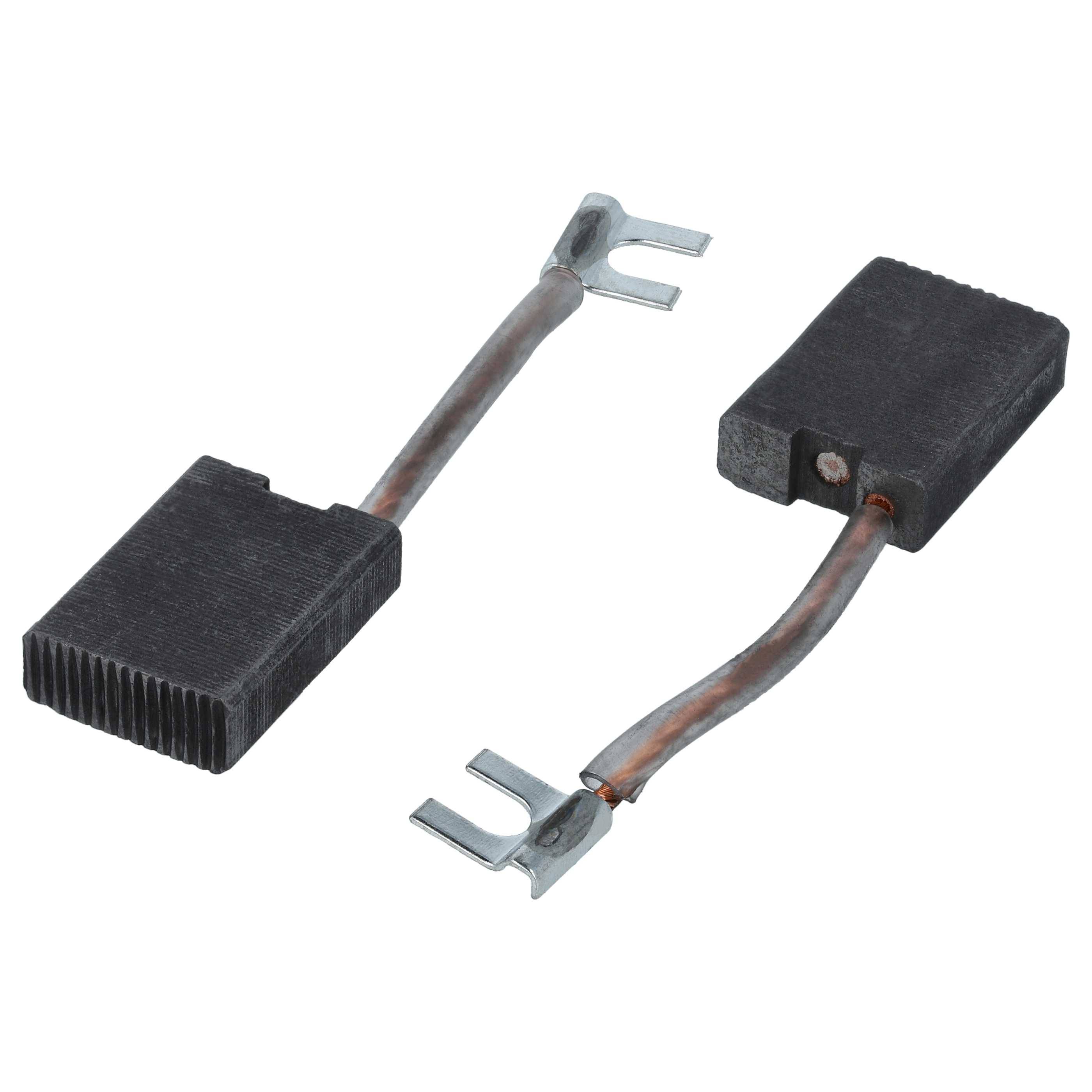 vhbw 2x Kohlebürste 6,3 x 16 x 22,5 mm kompatibel mit Bosch GBM 32-4 Winkelschleifer, Handkreissäge-0