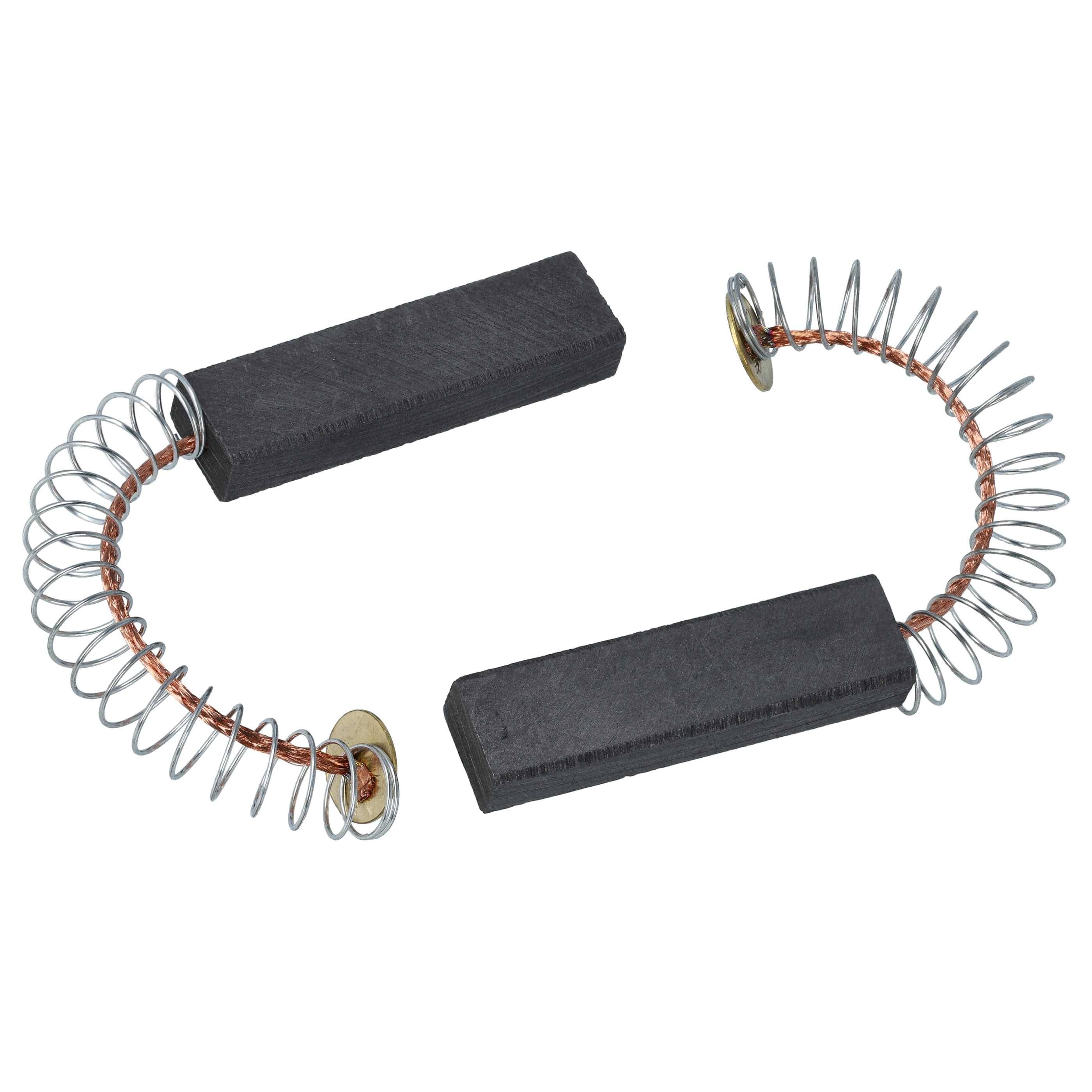 vhbw 2x Kohlebürste kompatibel mit Miele WS5407 TYPWS5407(MX) | WS5407 TYPWS5407(US), WS5407C TYPWS5407C(US)-0
