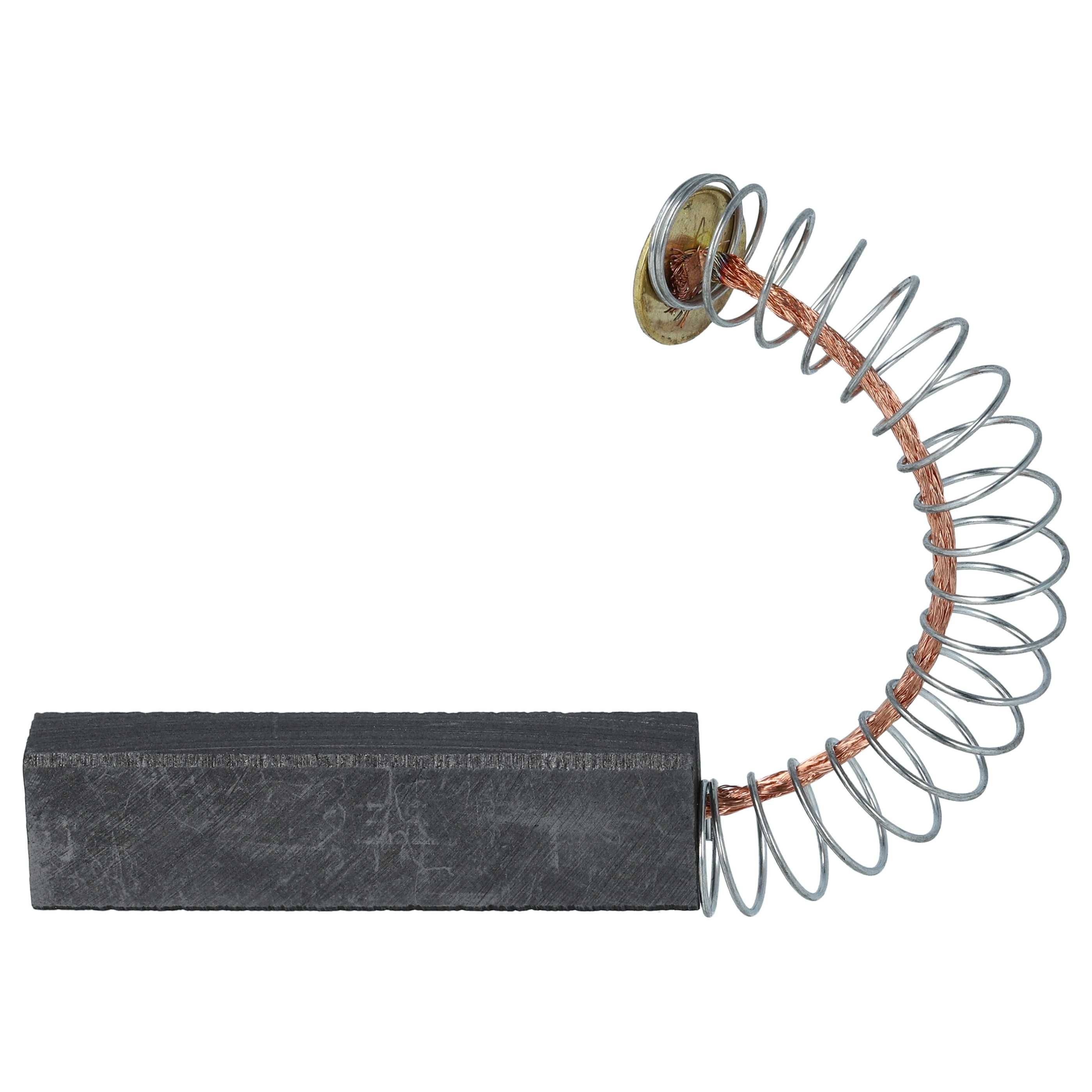 vhbw 2x Kohlebürste kompatibel mit Miele WS5407 TYPWS5407(MX) | WS5407 TYPWS5407(US), WS5407C TYPWS5407C(US)-3