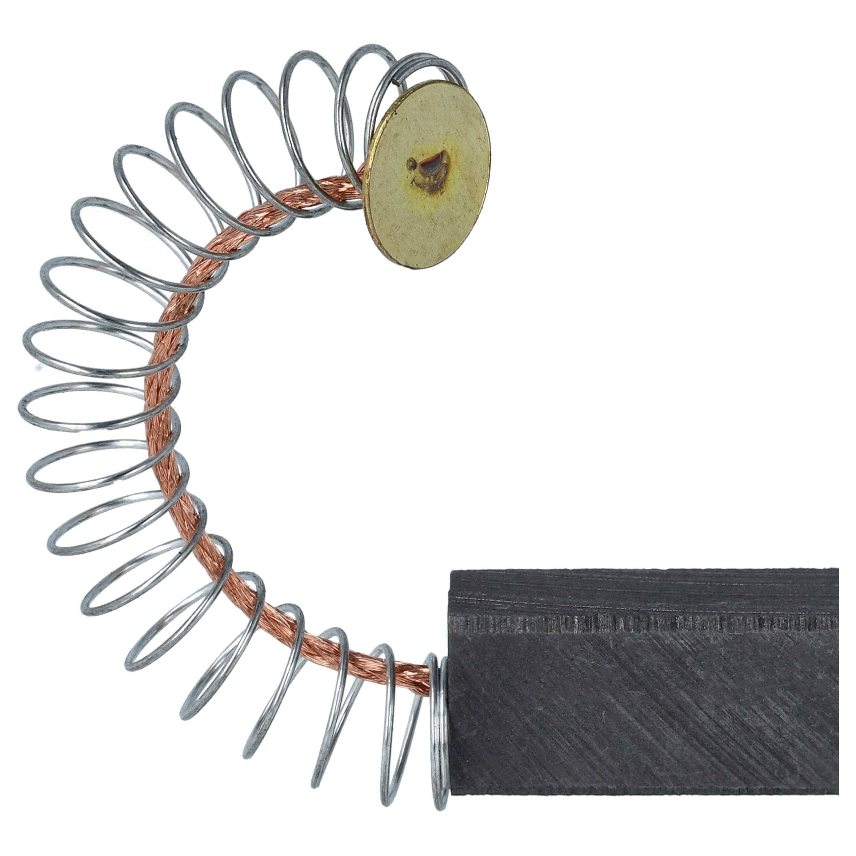 vhbw 2x Kohlebürste kompatibel mit Miele WS5407 TYPWS5407(MX) | WS5407 TYPWS5407(US), WS5407C TYPWS5407C(US)-4