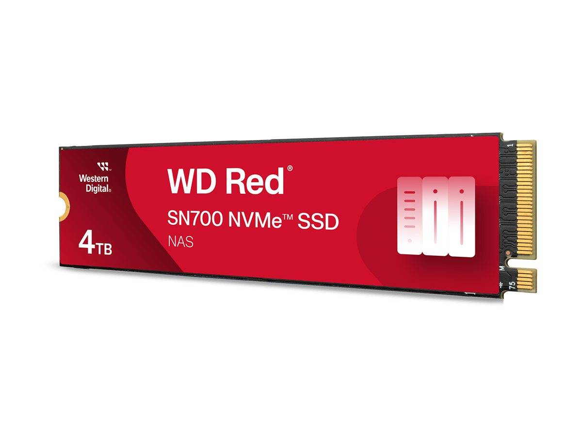 WD Red SN700 WDS400T1R0C-68BDK0 - SSD - 4 TB - intern - M.2 2280 - PCIe 3.0 x4 (NVMe)-0