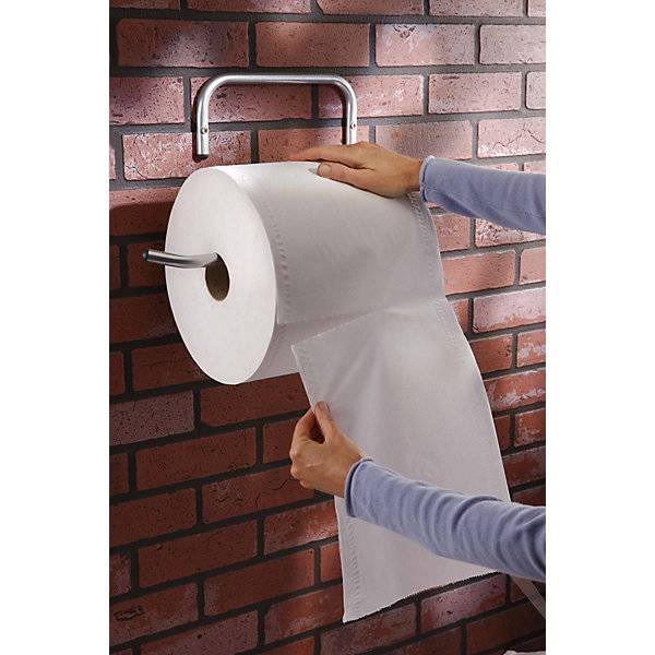 Papierrollenhalter silber LxB 412 x 160 mm. Etablissements Mottez & Cie SA 82989949-1