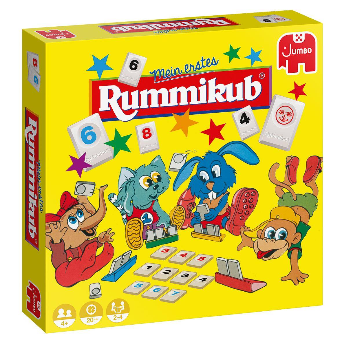 Jumbo Spiele Rummikub Original Mein erstes, Brettspiel, Auf Kacheln basierend, 4 Jahr(e), 20 min, 20 min, Familienspiel-0