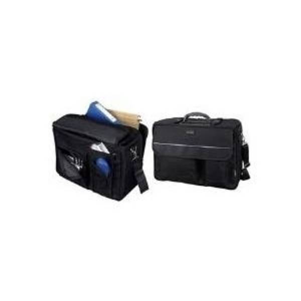 LIGHTPAK Umhängetasche THE FLIGHT schwarz bis 43,2 cm (17 Zoll)