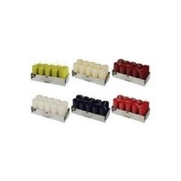 PAPSTAR Stumpenkerzen bordeaux 10 St.