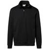 HAKRO Zip-Sweatshirt Premium schwarz, 2XS