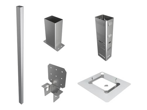 Elo Touch Solutions Elo Wallaby Pro Self-Service - Befestigungskit (2 Stangen, Stangenkopplung, untere