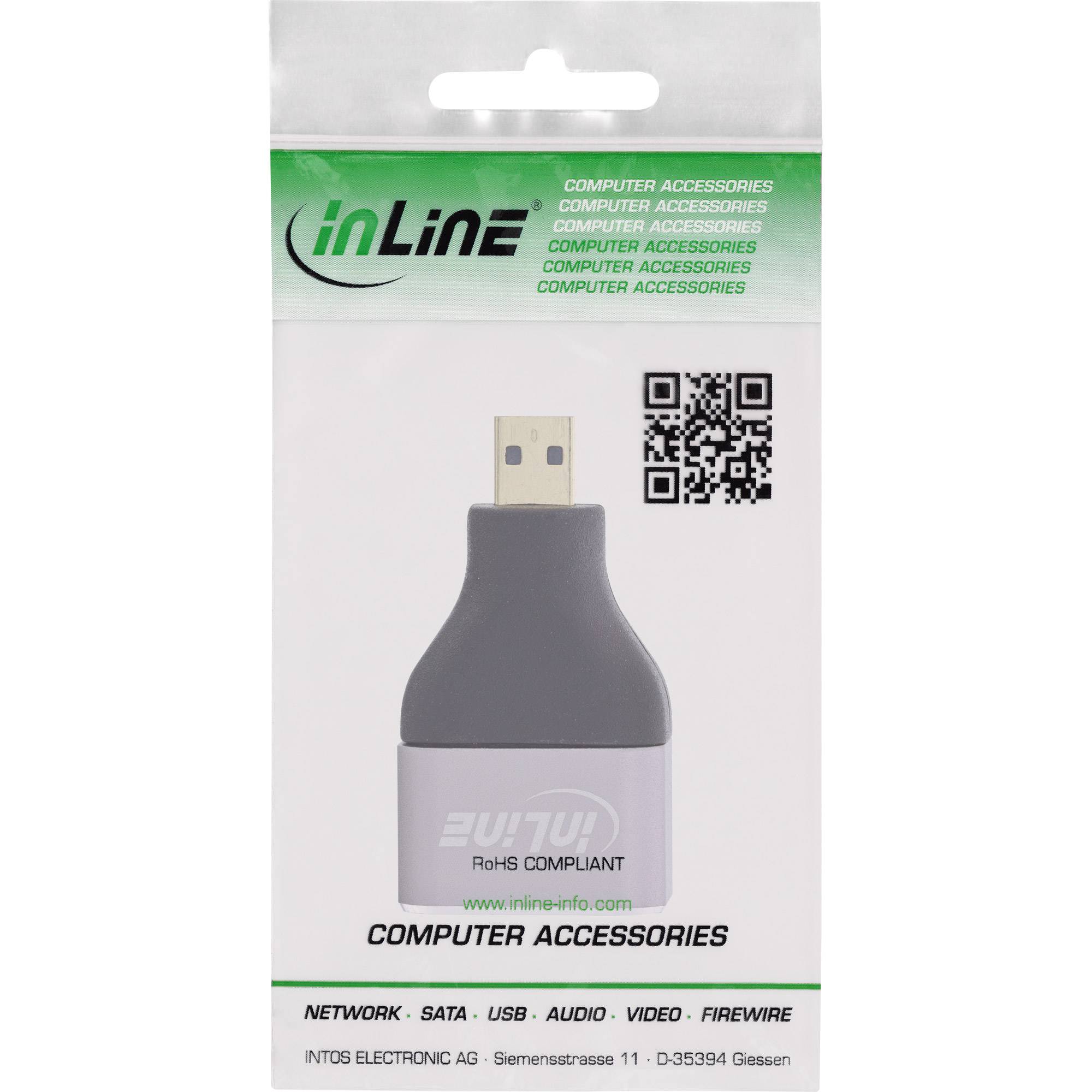 InLine® HDMI Adapter, HDMI A Buchse / Micro HDMI D Stecker, 8K UHD-2