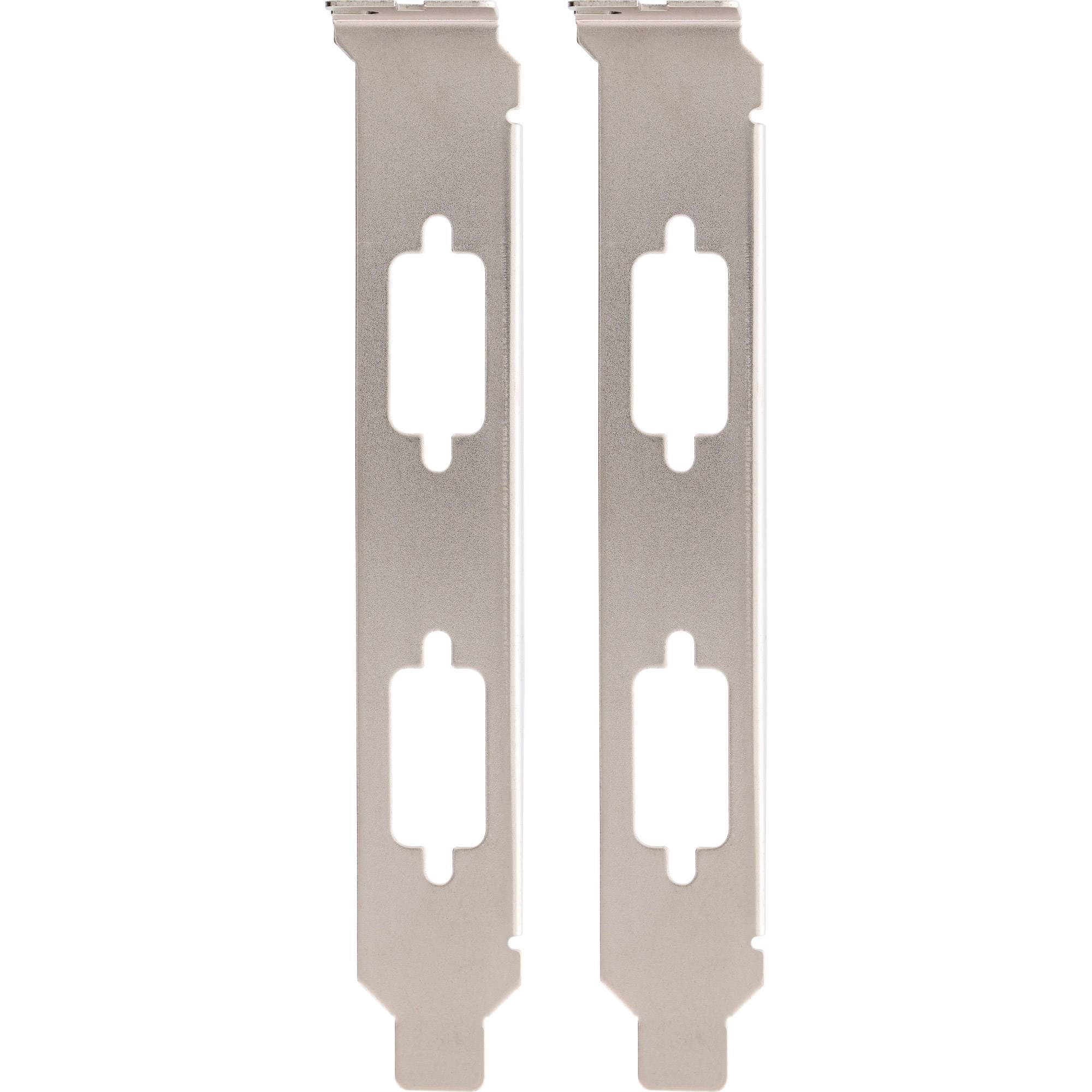 INLINE - Slotblech zur Befestigung von 2x 9pol. Sub D St. oder Bu. 2er Pack-1