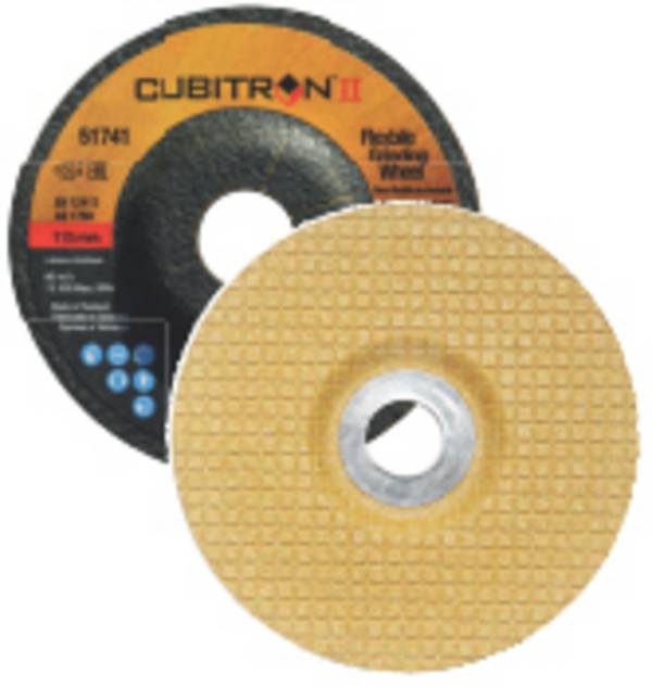 Schruppscheibe Cubitron II Flex Grind, revolutionäres Keramikkorn, Ø125 x 3 x 22mm, VE 10 Stück