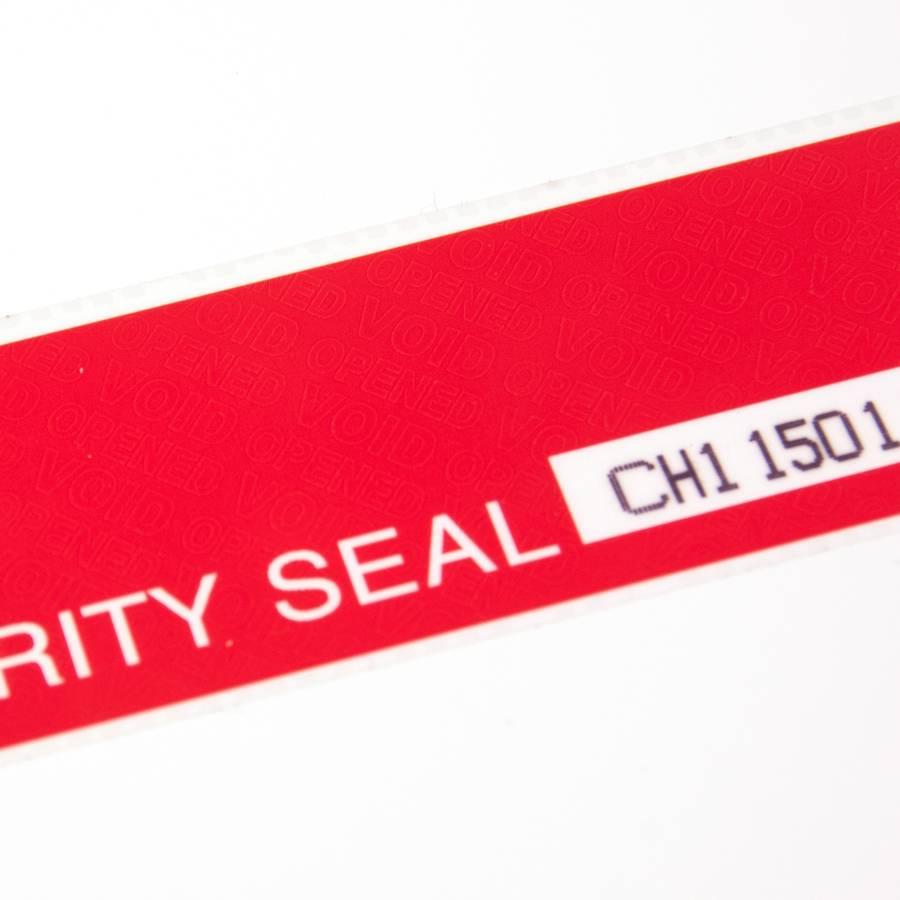 Sicherheitsklebeband 50mm x 50m, mit Druck "SECURITY TAPE" u. Void Effekt "OPEN VOID", Rot,-0