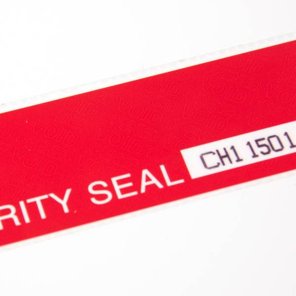 Sicherheitsklebeband 50mm x 50m, mit Druck "SECURITY TAPE" u. Void Effekt "OPEN VOID", Rot,