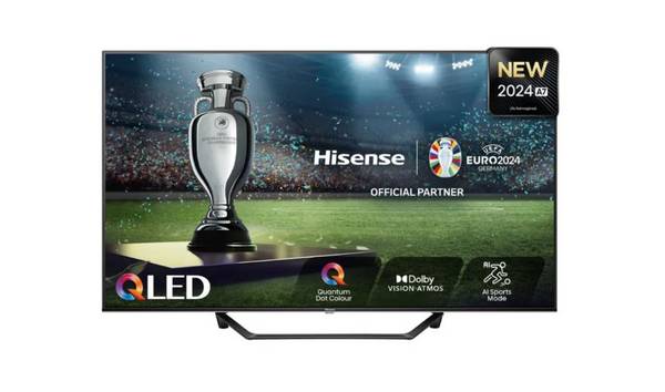 Hisense 55A7NQ, 139,7 cm (55 Zoll), 3840 x 2160 Pixel, QLED, Smart-TV, WLAN, Grau