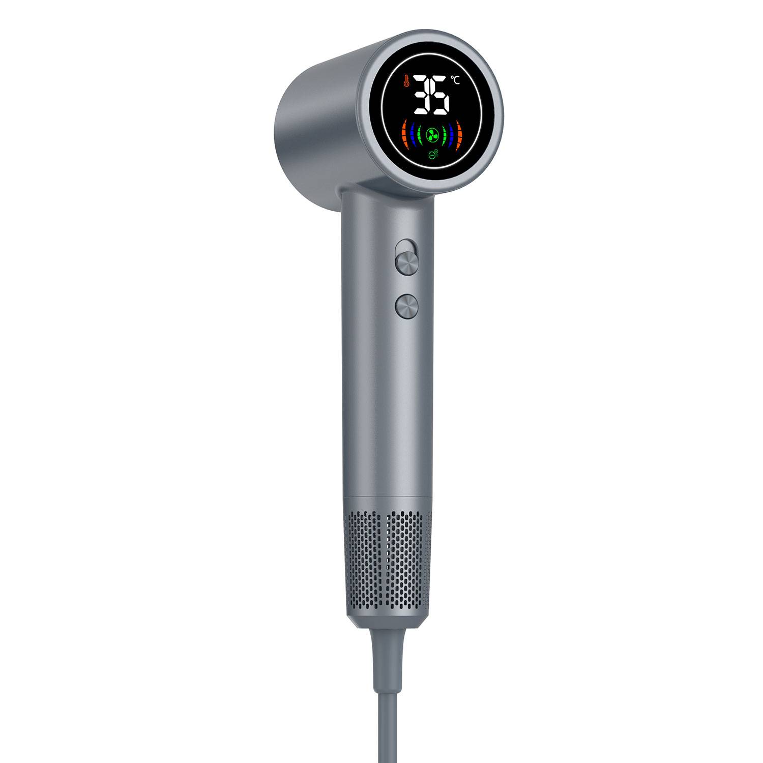 Denver HDD-1400 Hair Dryer Dark Grey-0