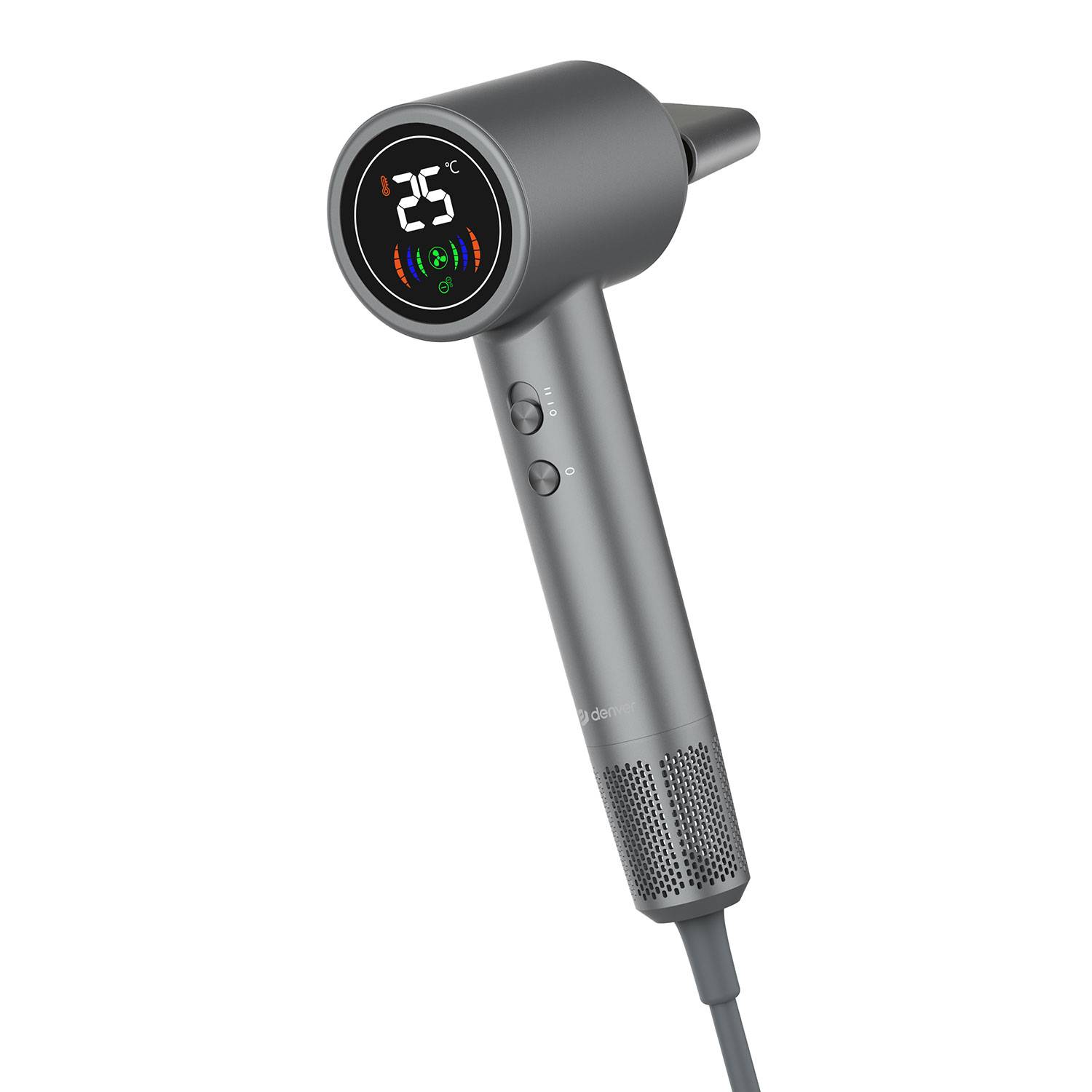 Denver HDD-1400 Hair Dryer Dark Grey-2