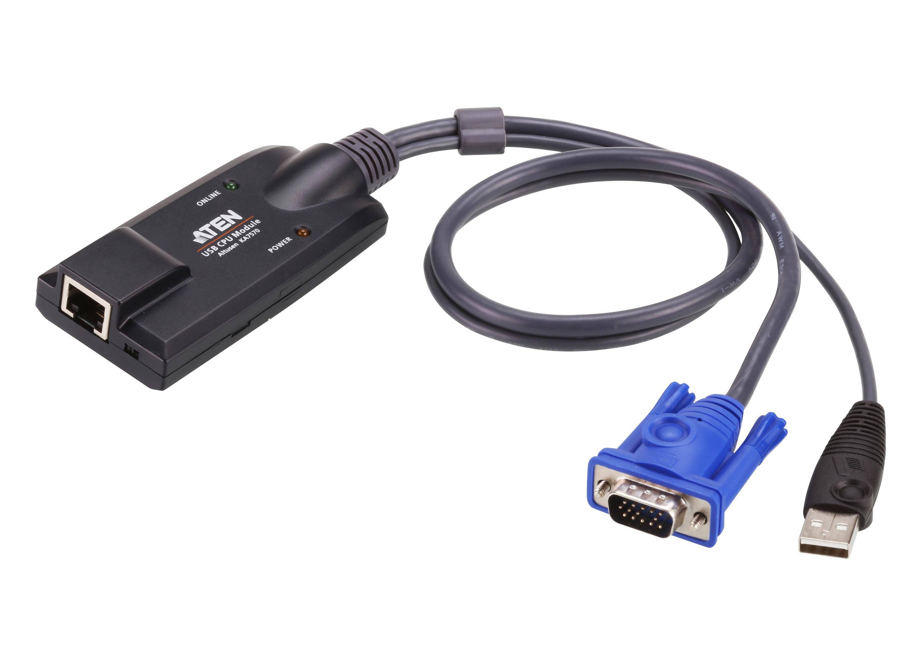 KA7170, VGA, black, RJ-45, male-female, plastic, 100 g-0