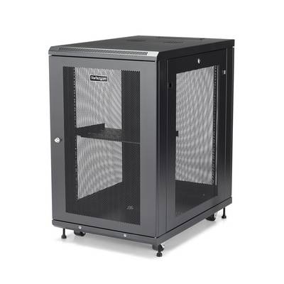 StarTech.com RK1833BKM Serverschrank (18HE, 78cm tiefes Gehäuse, Netzwerk Server-0