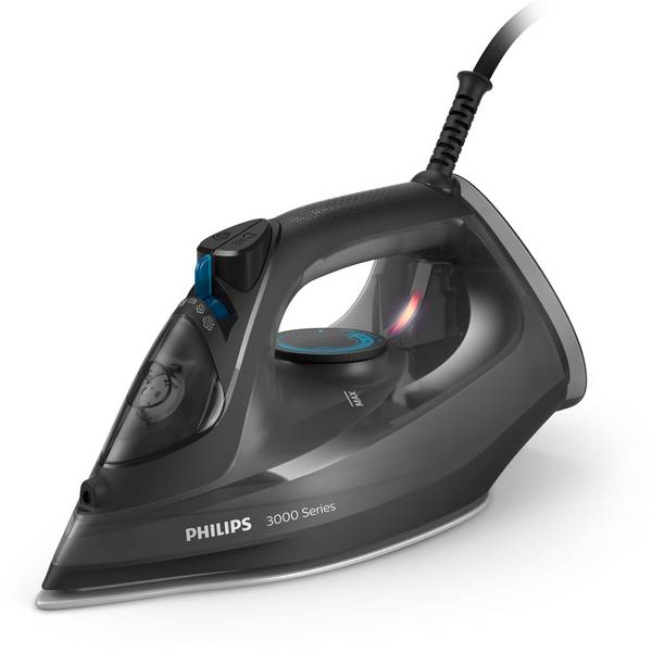 Philips 3000 series DST3041/80 Dampfbügeleisen, Dampfbügeleisen, Keramik-Bügelsohle, 1,9 m, 200 g/min, Schwarz, 40 g/min