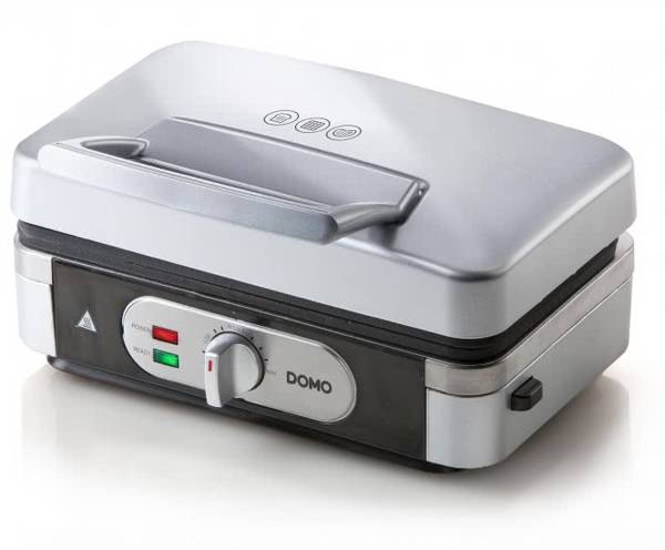 Domo DO 9136 C Sandwichmaker (I) 1000W 3x2 abnehmbare Platten Hausgeräte Kleingeräte Backen Toast