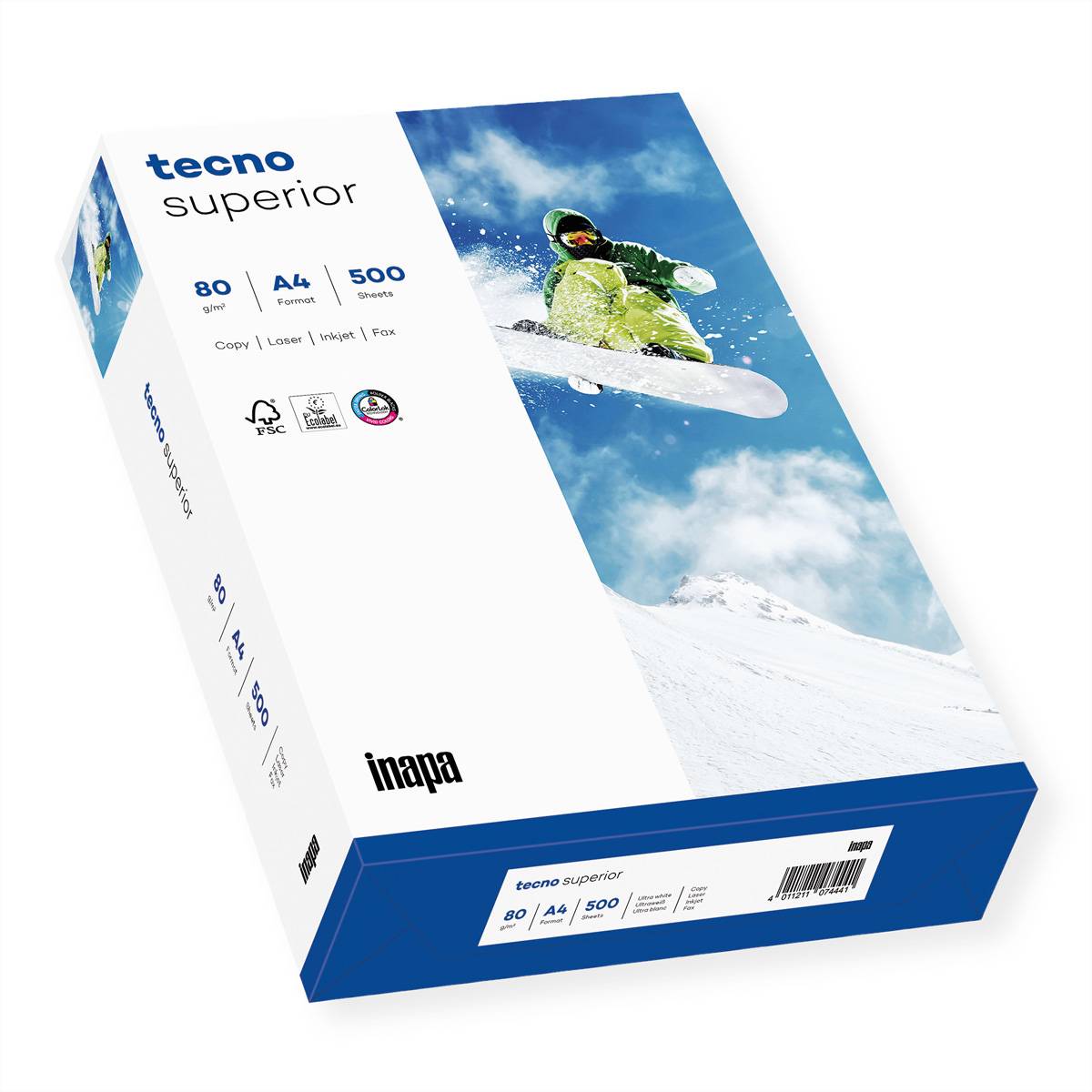 tecno Multifunktionspapier superior, A4, 80 g/qm (8015020)-0