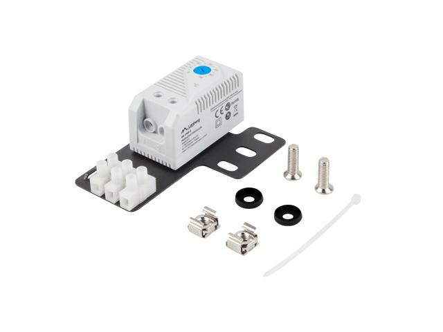 LANBERG 19 Thermostat (10A) mit Rack-Halterung, grau Multimedia-Technik 19 Gehäuse-0