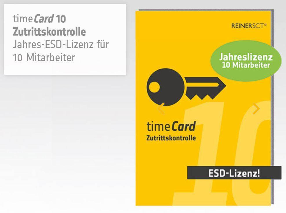 REINERSCT - timeCard - (v. 10) - Abonnement-Lizenz (1 Jahr)-0