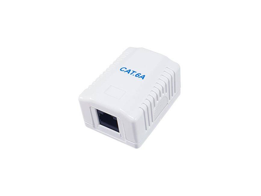 EQUIP - Aufputzdose Cat6A 1-Port RJ45 UTP-0