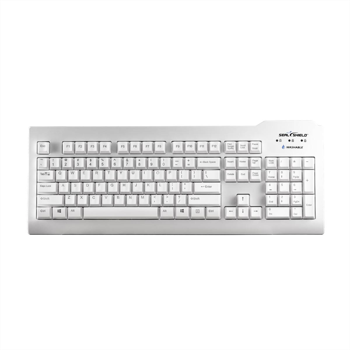 SEAL SHIELD Silver Seal Tastatur USB white SSWKSV208DE-0