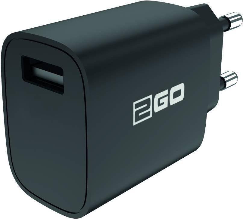 2GO Ladegerät 10W 1-Port 1x USB-A, schwarz Multimedia-Technik-0