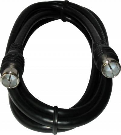 KREI F-Quick Anschlusskabel F75Q/2,5-112 >90DB 2,5m Digitaltauglich sw Install.Baumaterial Antennen-0