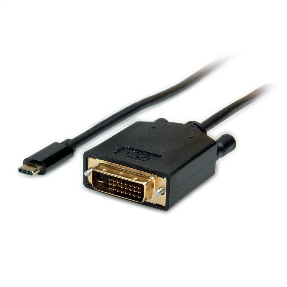 VALUE USB Typ C - DVI Adapterkabel, ST/ST, 1 m-0
