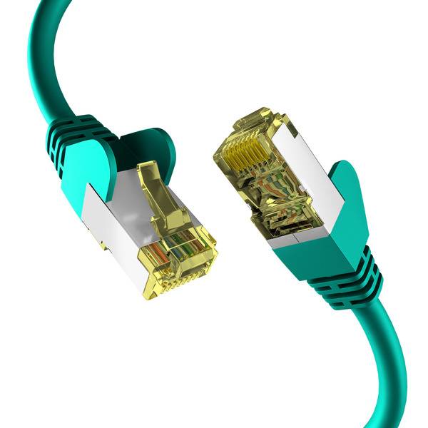 CAT6a GRÜN 10m Patchkabel S/FTP PIMF, RJ45 Netzwerkkabel Ethernetkabel LAN DSL Ecommerce-0