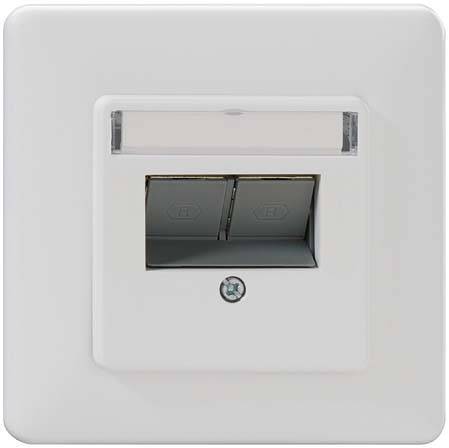 RB Cat.6A ISO-Anschlussdose modular UM-Cat.6A iso-MD 2 Up rw Install.Baumaterial Netzw.Telekomm-0