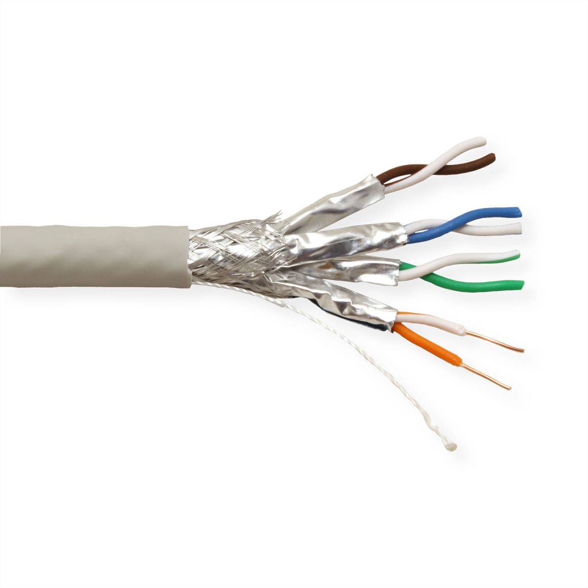 VALUE S/FTP Kabel, Cat.7 (Class F), Massivdraht, Dca, 100 m-0