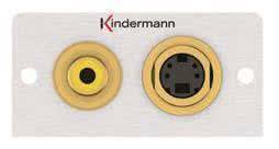 KIND Konnect 50 alu - Video/ 7444000505 S-Video Blende 1/2 50x50 m.Kabelpeitsche Install.Baumaterial-0
