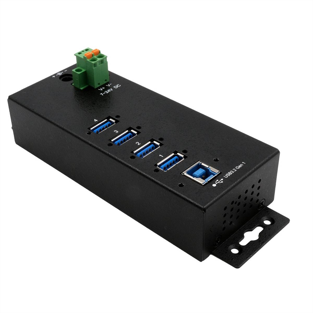 EXSYS EX-1186HMVS-2 4 Port USB 3.2 Gen 1 HUB mit 15KV ESD Überspannungs-Schutz-0