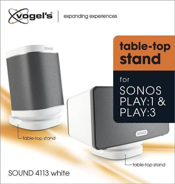 Vogels SOUND 4113 ws Tischständer für SONOS / PLAY:1 / PLAY:3 Unterhaltungselektr. Zubehör Video-0