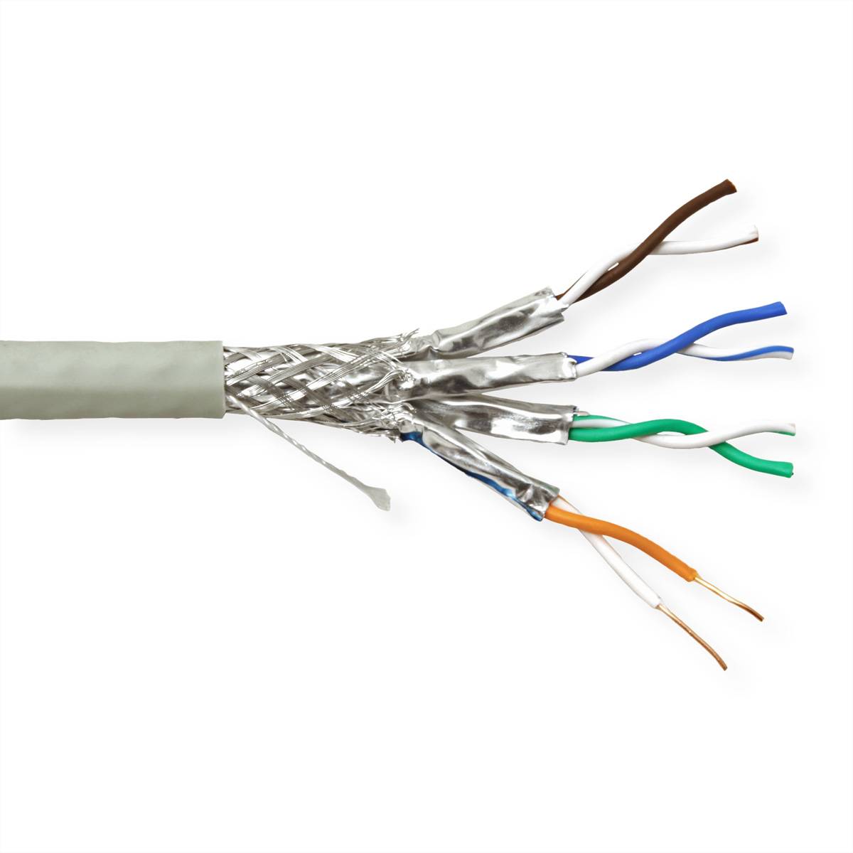 VALUE S/FTP Kabel, Cat.6A (Class EA), Massivdraht, Eca, 300 m-0