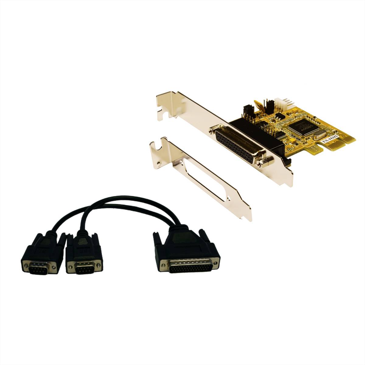EXSYS EX-44342 2S Seriell RS-232 PCIe Karte-0