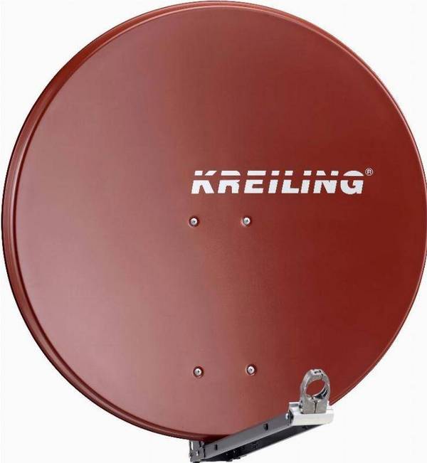 KREI Alu-Spiegel 85cm KRAE85PROFIplus Ausseneinheit vormontiert f. 40mm rot Install.Baumaterial