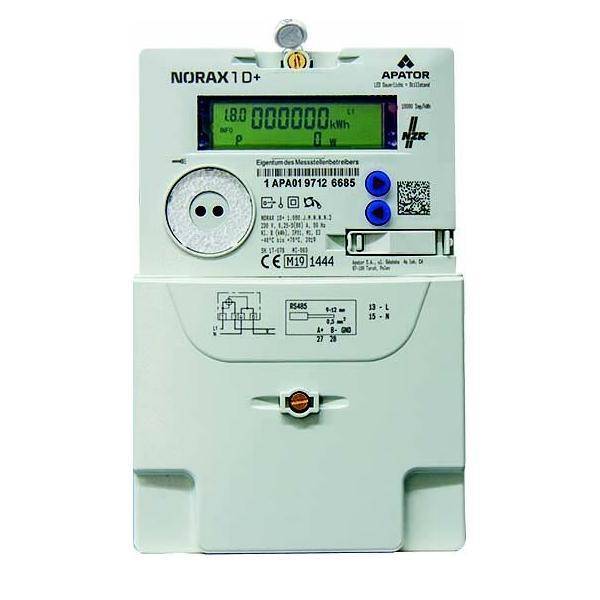 NZR mME Wechselstromzähler NORAX 1D+ Zweirichtungsmessung 2Tarif 60A 63521115 Install.Baumaterial