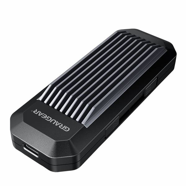 GRAUGEAR externes Gehäuse USB-C M.2NVMe/NGFF SSD PCIe3.0 retail Multimedia-Technik Externe