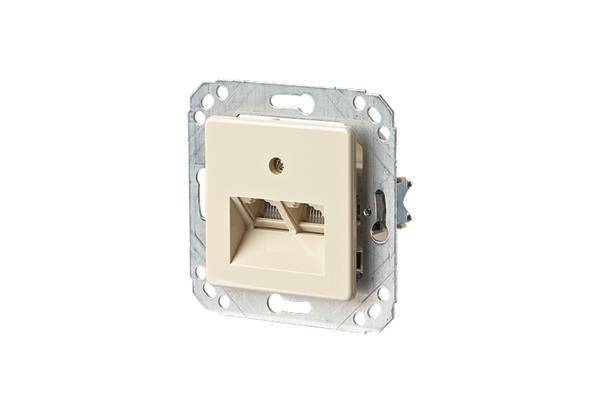 Metz Anschlussdose UAE Design 8/8(4) UPK Cat3 m. Schraubklemme pw 130064111-I Install.Baumaterial-0