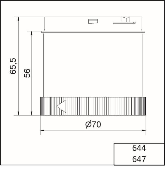 Werma LED-Dauerlichtelement 64420068 230VAC grün Industriematerial Ind-Schaltgeraete