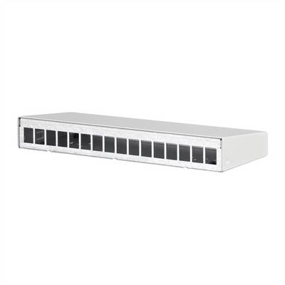 METZ CONNECT Keystone AP-Gehäuse 16 Port reinweiß RAL9010-0