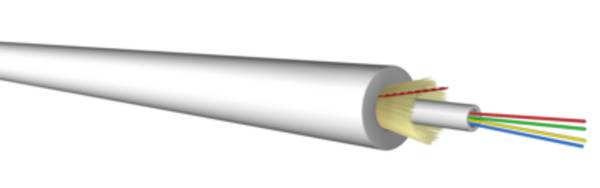 EFB-Elektronik FTTH-IDROP250-4-B2, UC home fibre idrop 250 drag & blow I-DH OS2 4E (1x4) B2ca 400N LSZH weiss G657