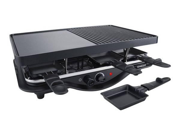 Steba RC 28 Guss - Raclette 8 Pfännchen Grillfl.45x30cm Hausgeräte Kleingeräte Backen Grillen
