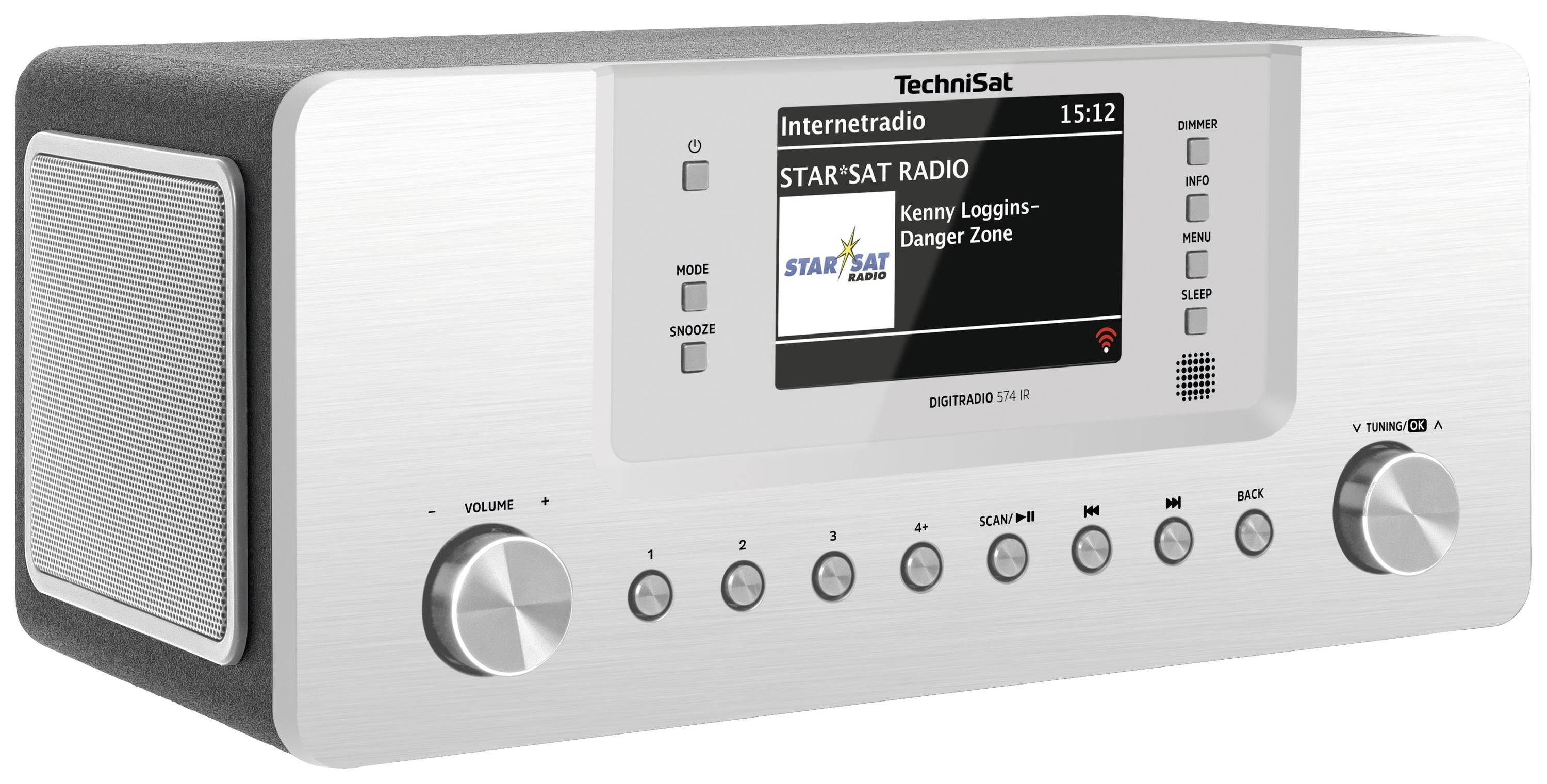 TechniSat DIGITRADIO 574 IR si 0001/2951 DAB+,UKW,Internet,BT,Display,USB,App-St. HiFi Portable-0
